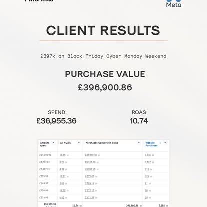 Client results screenshot 2